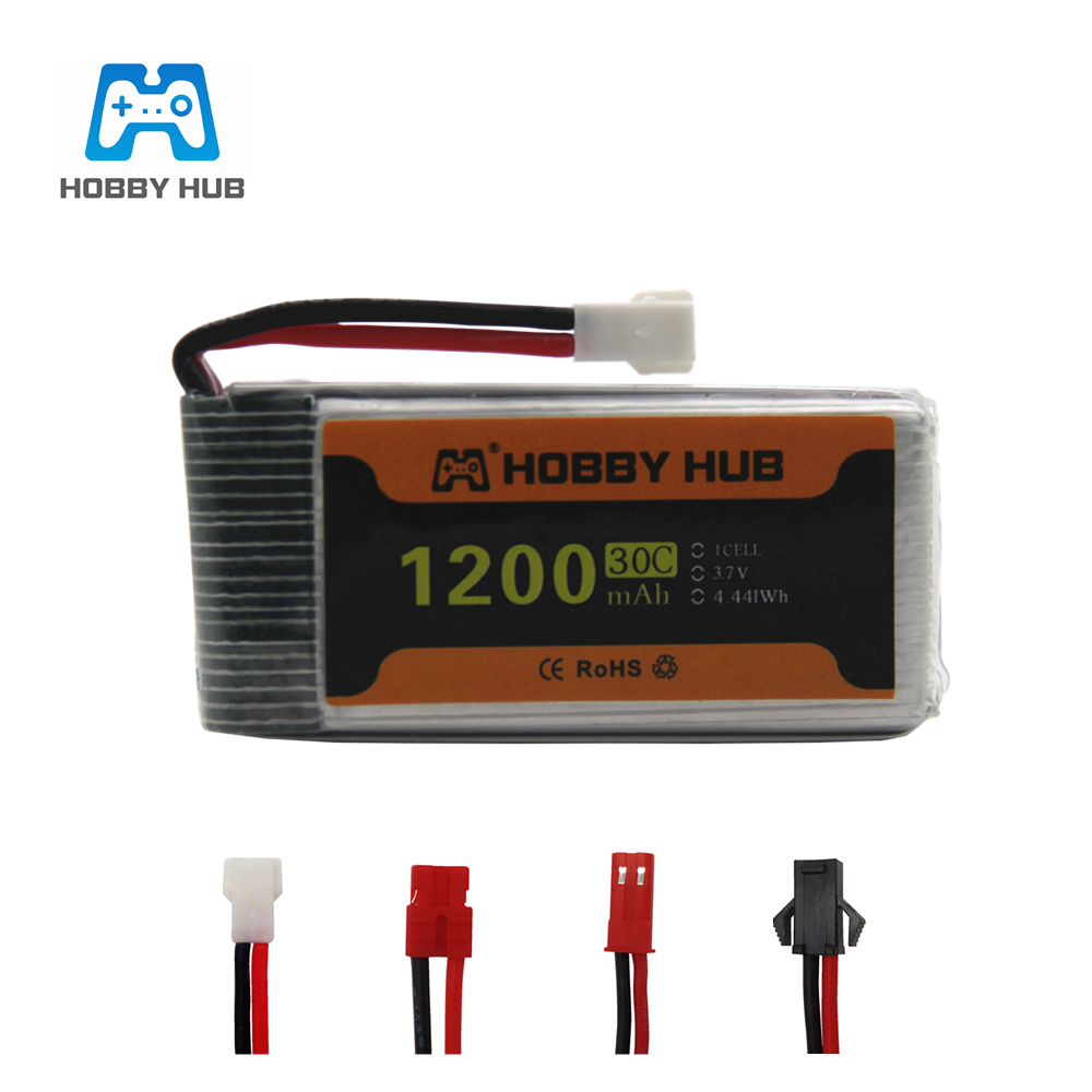 Rc Hobby & Maskinservice I Eskilstuna - 3.7V 1200 MAh 30C LiPo Pin