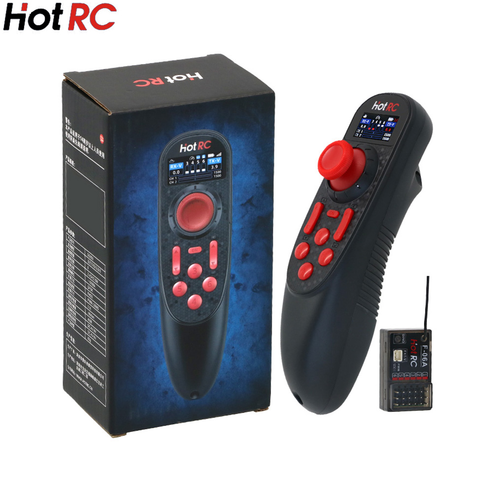 Radio Transmitter 6Ch - HOTRC DS-650 6CH 2.4G Radio System