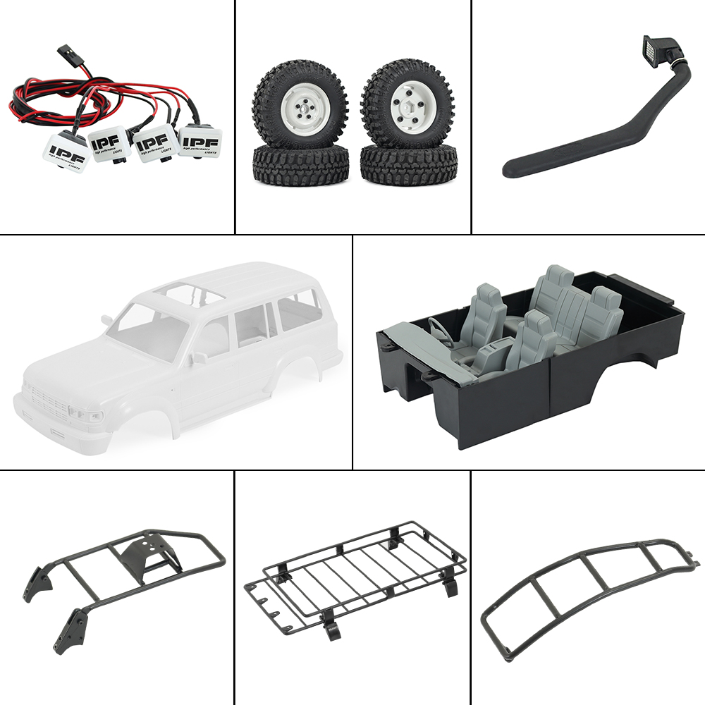 Rc Hobby Grade Crawler - LC80 Cứng Thân Mái Giá Nội
