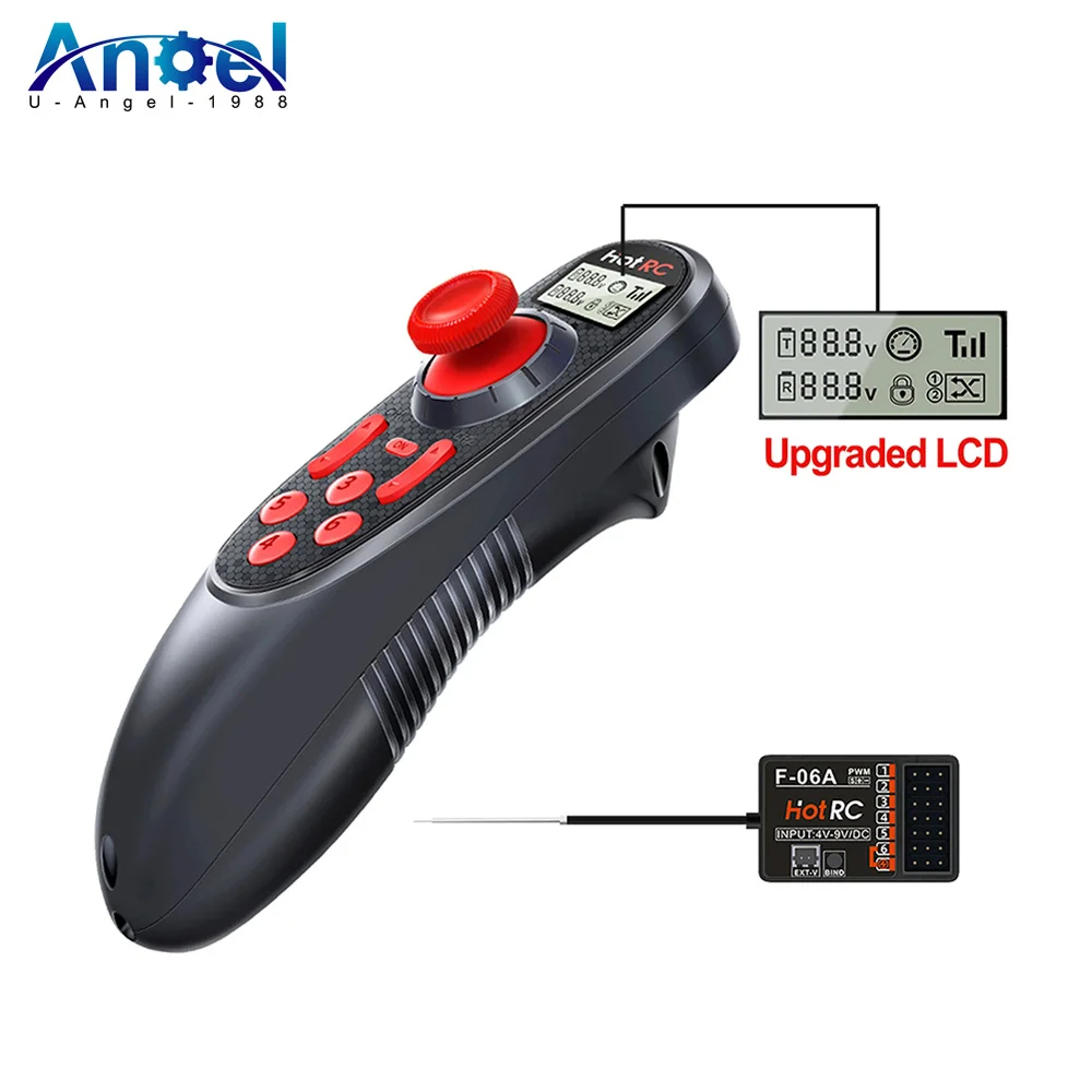 Radio Transmitter 6Ch - HOTRC DS-600 6CH 2.4GHz Radio System