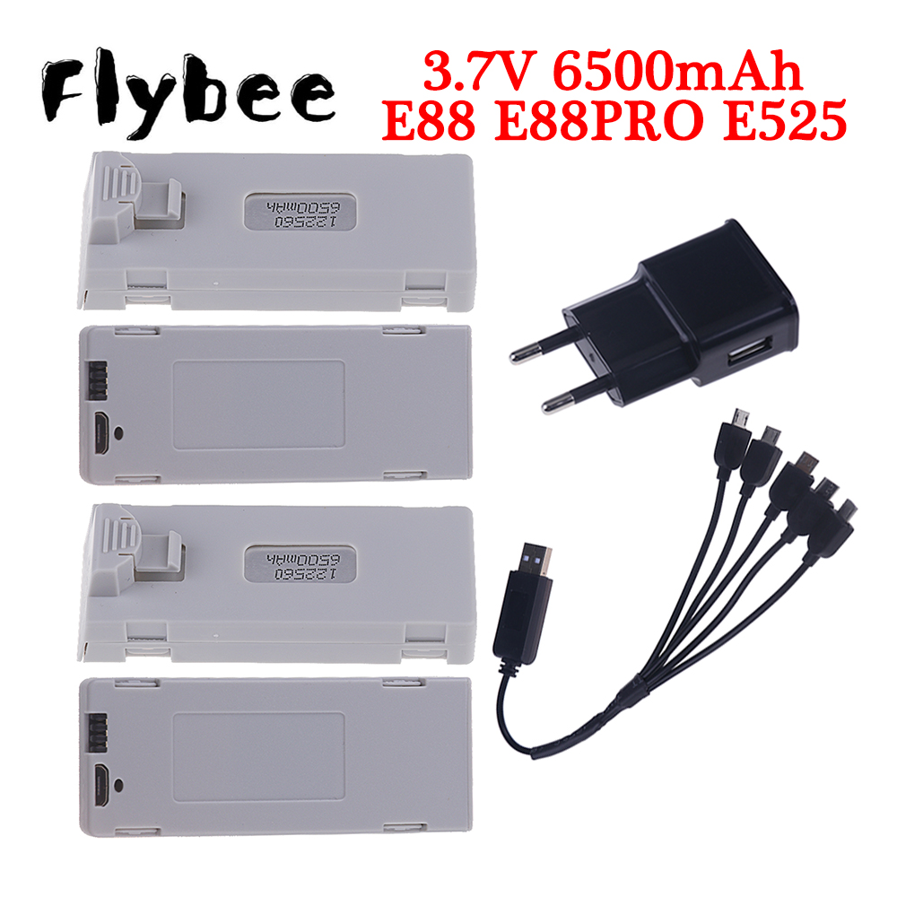 Rc Hobby Vehicles - Original E88 Battery 3.7V 6500mAh Lipo