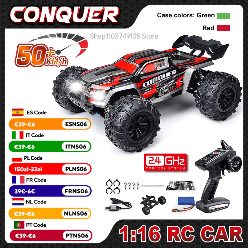 Rc Hobby Grade Truck - WLtoys 1:16 Scale Large RC Car