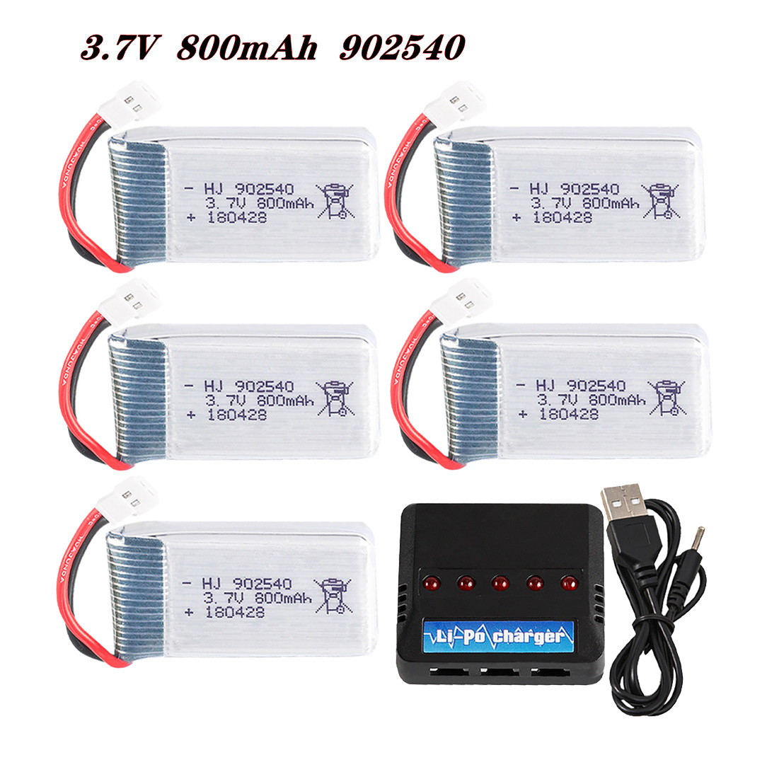 Rc Hobby Vehicles - 3.7V 800mAh 902540 25C Lipo Battery