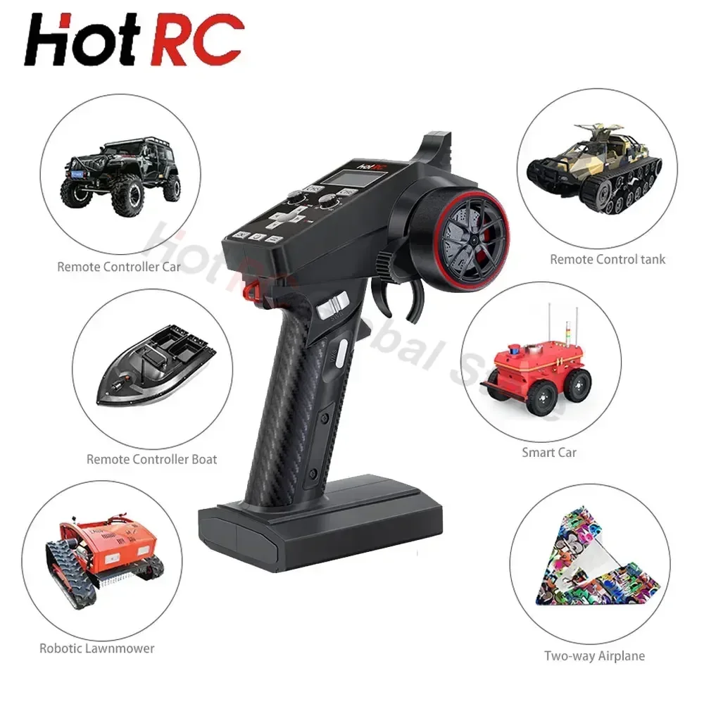 HotRC CT-6A 2.4G 6CH 6 Channel - đánh giá và giá Radio Transmitter 6Ch