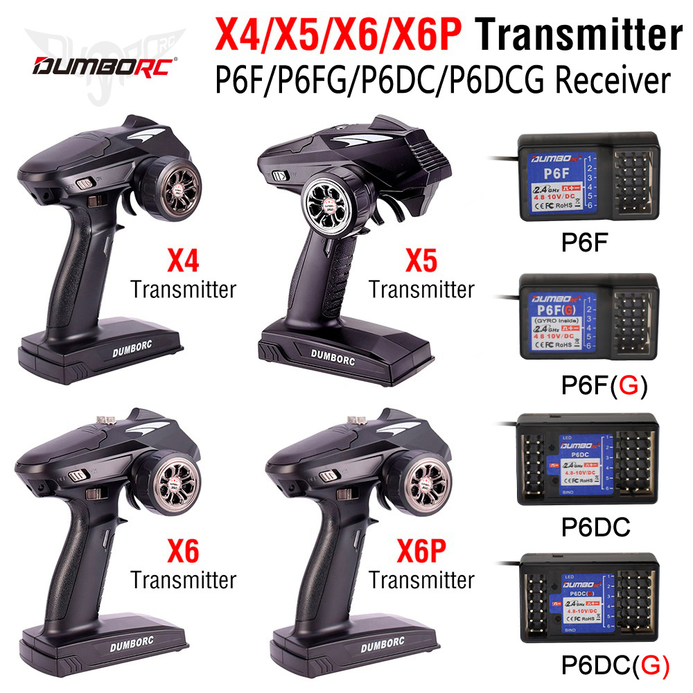 DUMBORC X6P 6CH 2.4G RC Radio  - đánh giá và giá Radio Transmitter 6Ch
