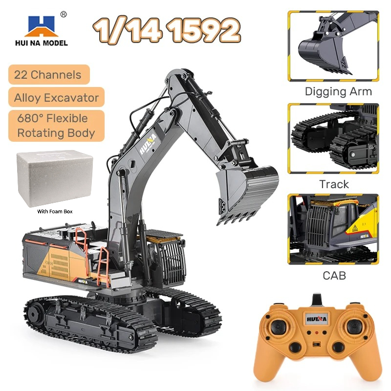 HUINA 1592 1/14 Scale 22 Chann - đánh giá và giá Rc Hobby Grade Truck