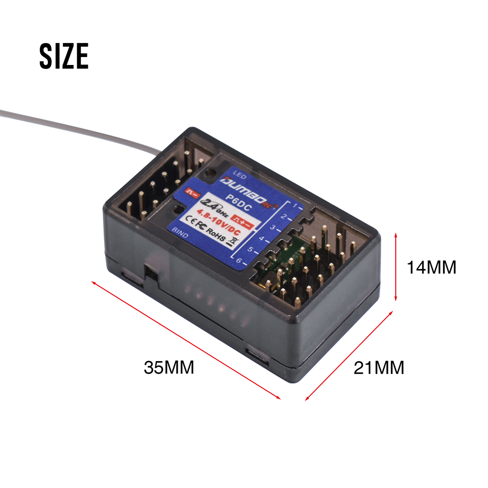 DUMBORC X6P 6CH 2.4G RC Radio  - đánh giá và giá Radio Transmitter 6Ch