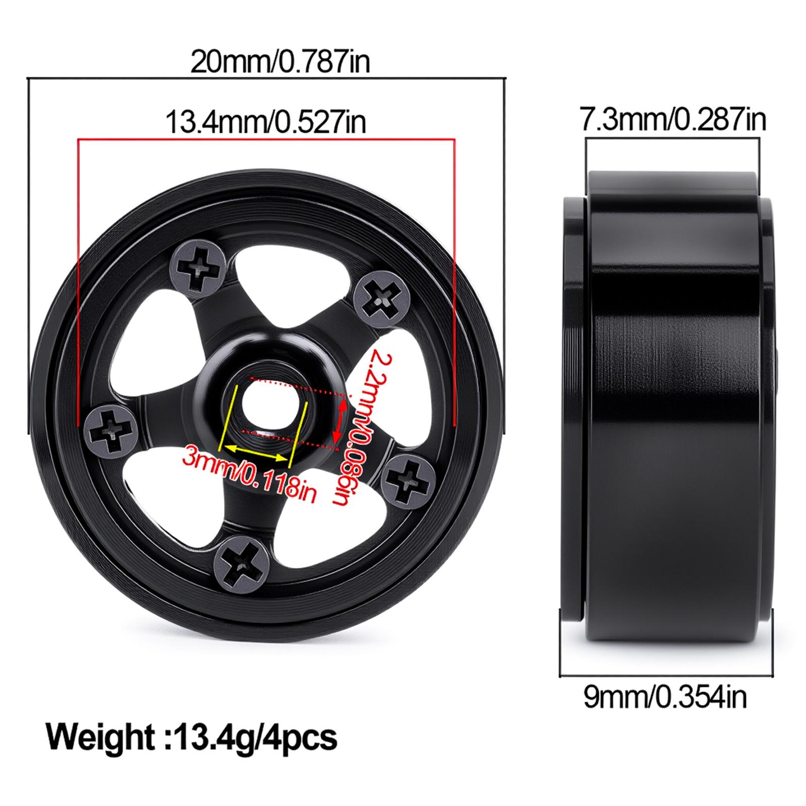 Hobby Grade Wheel Hubs Aluminu - đánh giá và giá Rc Hobby Grade Crawler