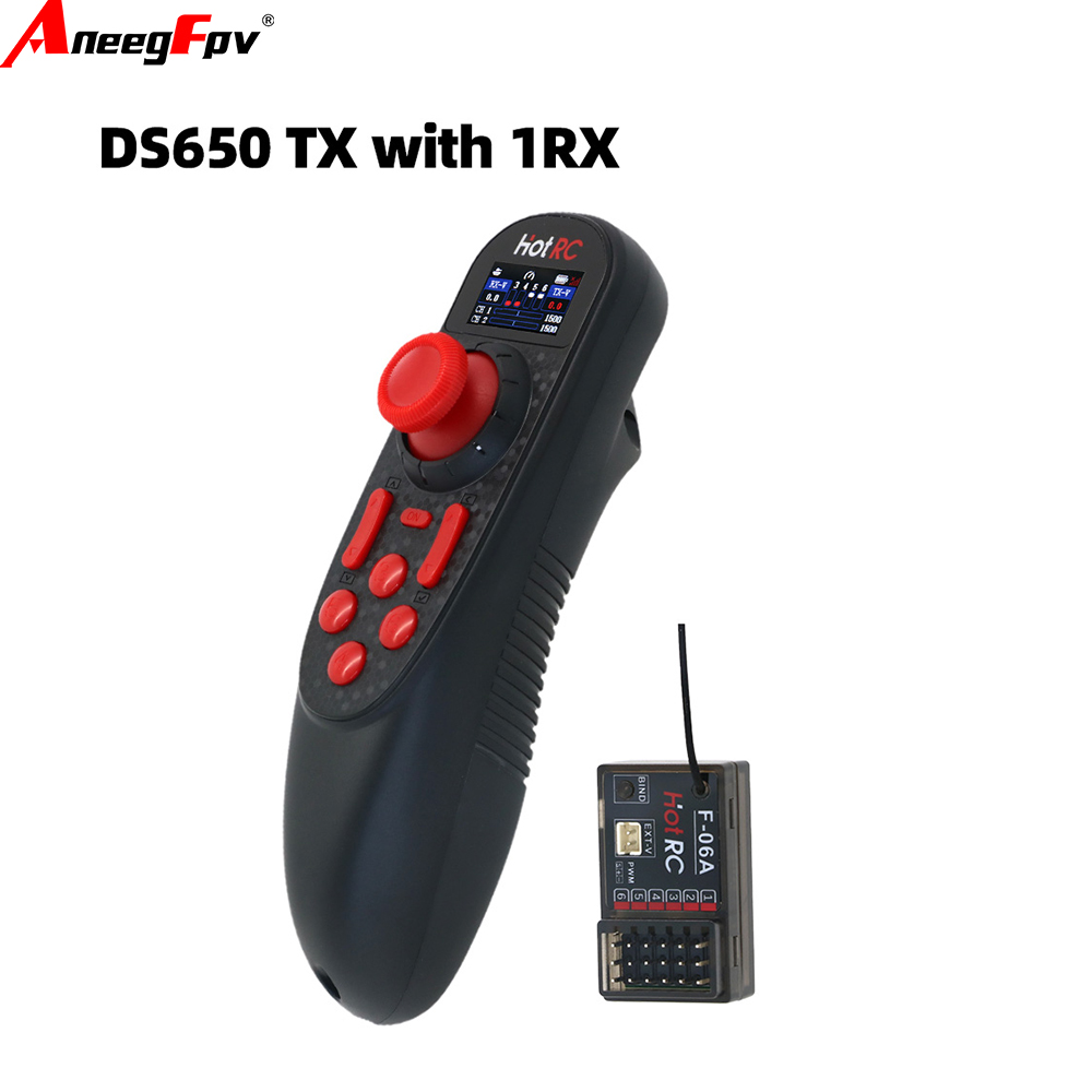 HOTRC Hot RC DS-650 DS 650 6CH - đánh giá và giá Radio Transmitter 6Ch
