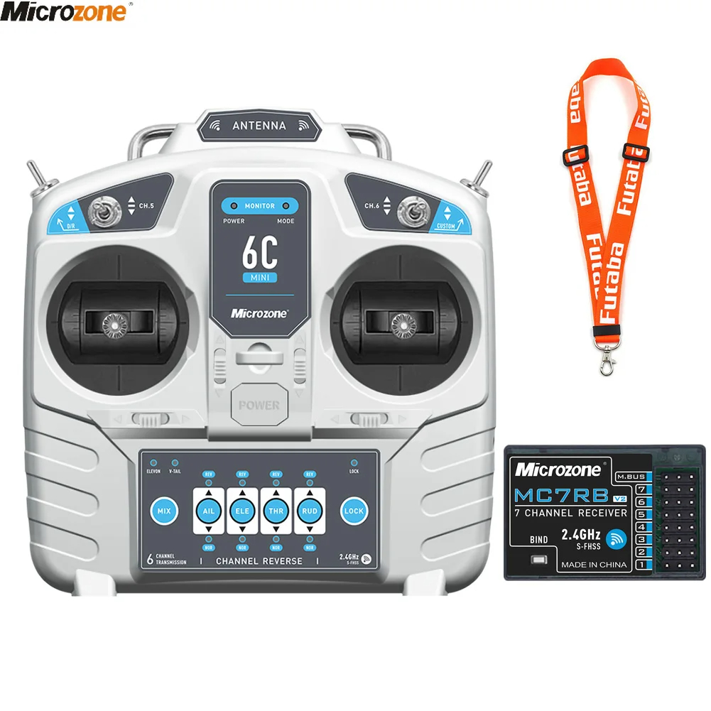 MicroZone MC6C Mini V2 2.4G 6C - đánh giá và giá Radio Transmitter 6Ch