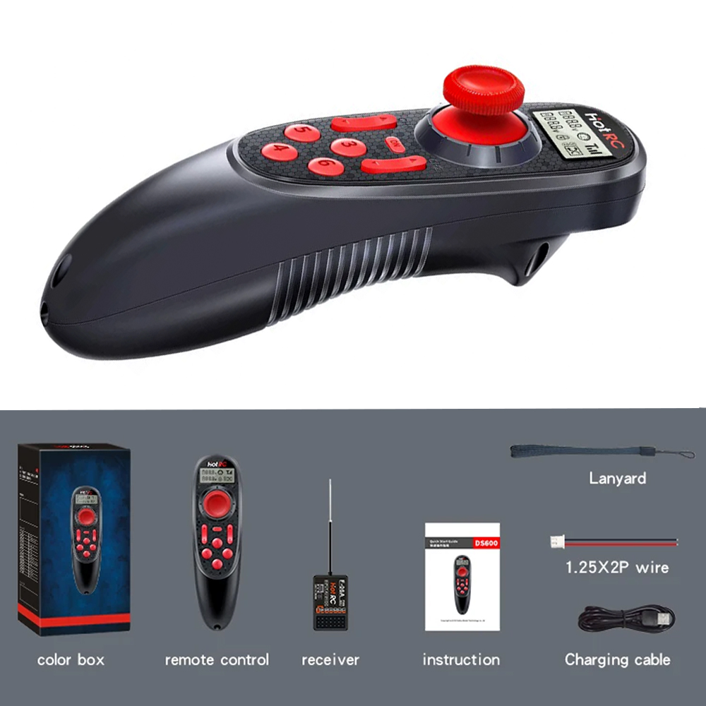 HOTRC DS-600 6CH 2.4GHz Hệ Thố - đánh giá và giá Radio Transmitter 6Ch