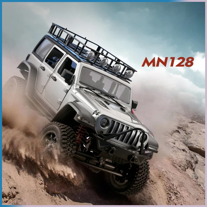 RC Crawler 4x4 Car MN128  2.4G - đánh giá và giá Rc Hobby Horizon