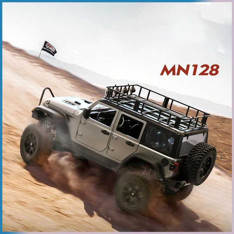 RC Crawler 4x4 Car MN128  2.4G - đánh giá và giá Rc Hobby Horizon
