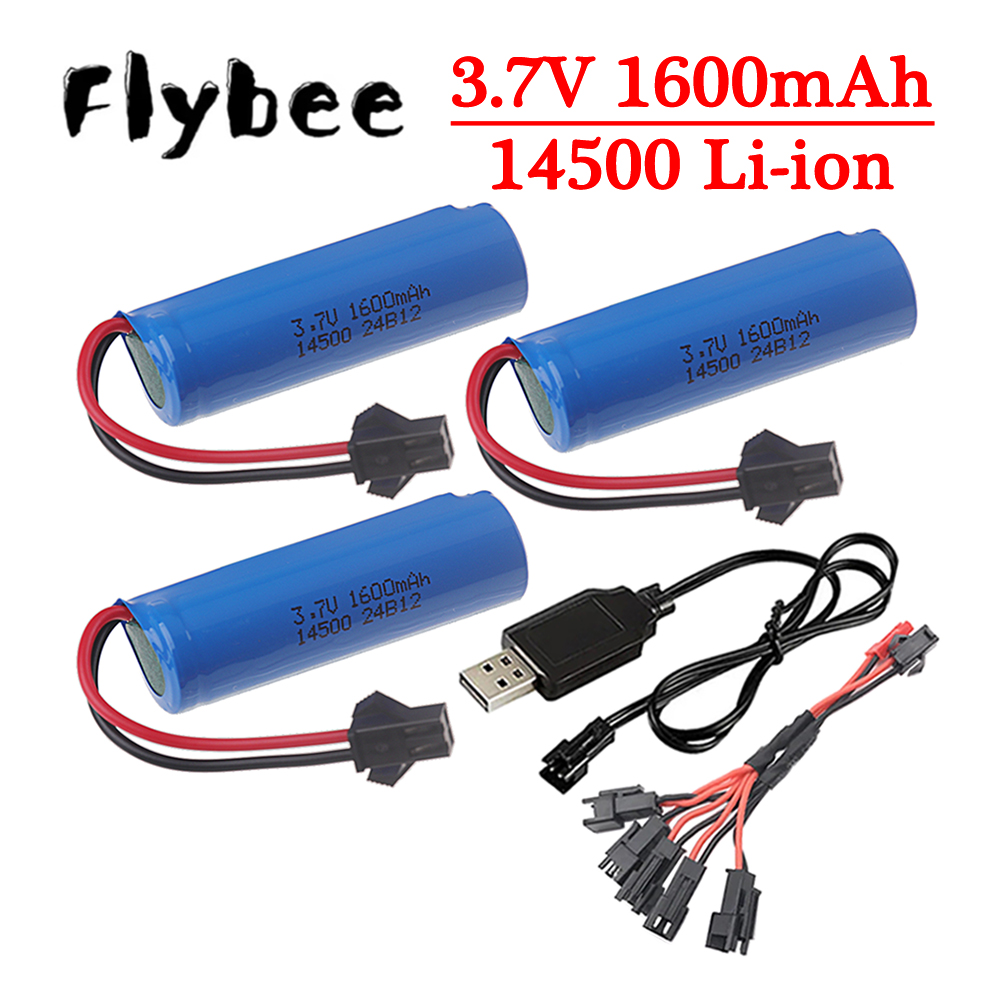 Original 3.7v 14500 1600mAh Li - đánh giá và giá Rc Hobby Vehicles