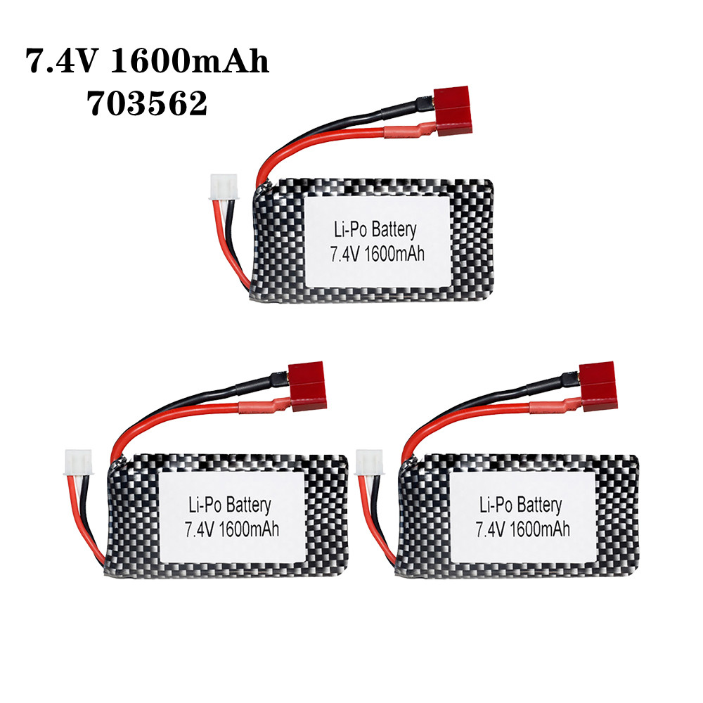 1/2/3 Cái/lốc 7.4V 1600Mah 703 - đánh giá và giá Rc Hobby Vehicles