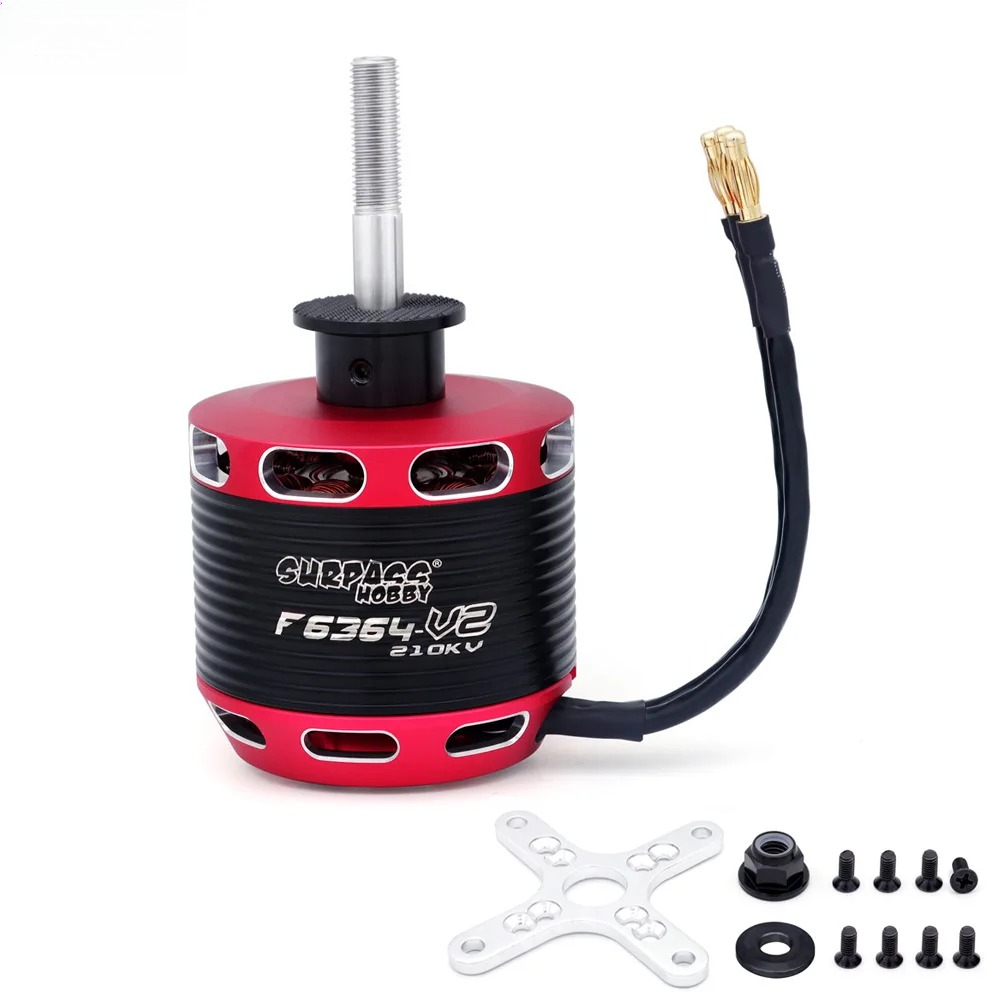 Surpass Hobby F-6364 210KV Bru - đánh giá và giá Rc Hobby Ua
