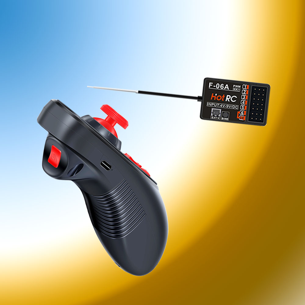 HOTRC DS-600 2.4GHz 6CH RC Boa - đánh giá và giá Radio Transmitter 6Ch